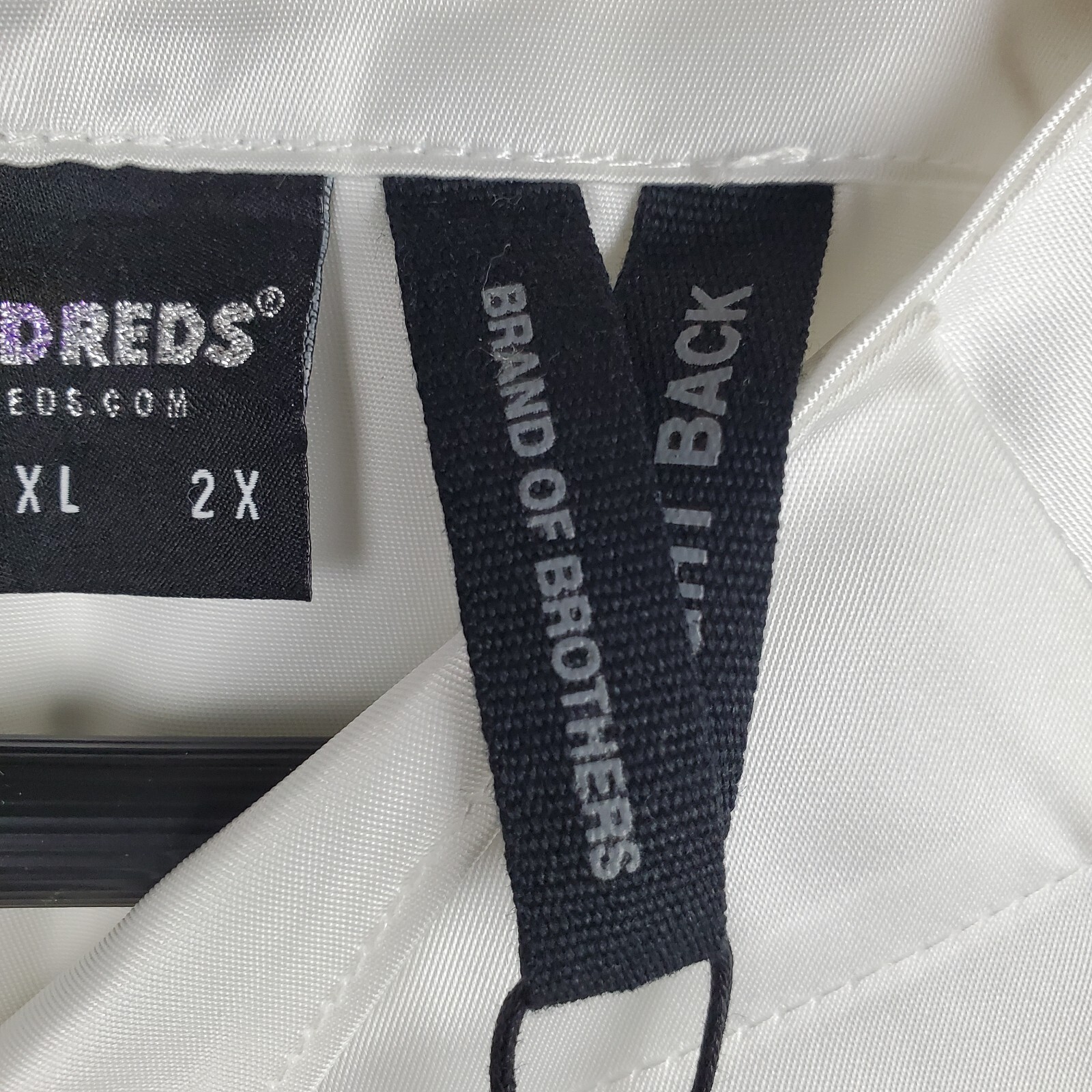 The Hundreds Drawing Lines Los Angeles White Satin Jock Baseball Jersey Sz S gallery