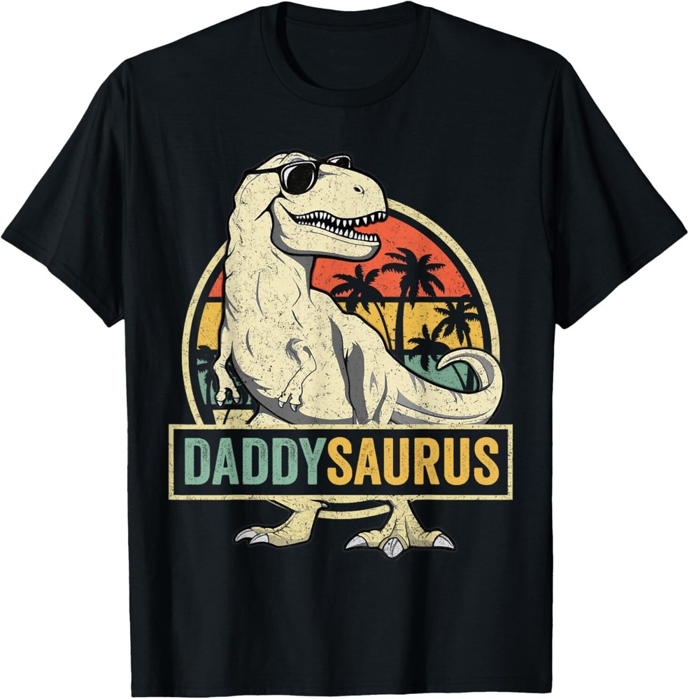 Daddy saurus T Rex Dinosaur Men DaddySaurus Family Matching T-Shirt