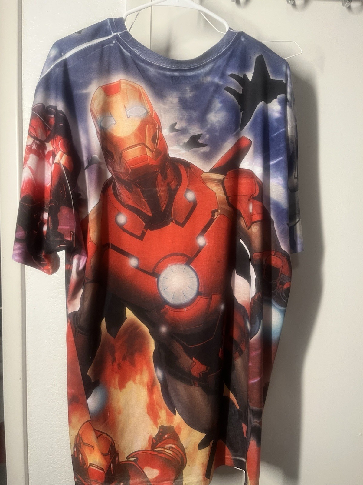 Marvel Iron Man Graphic Tee Men's XL 100% Polyester Crew Neck Short Sleeve gallery