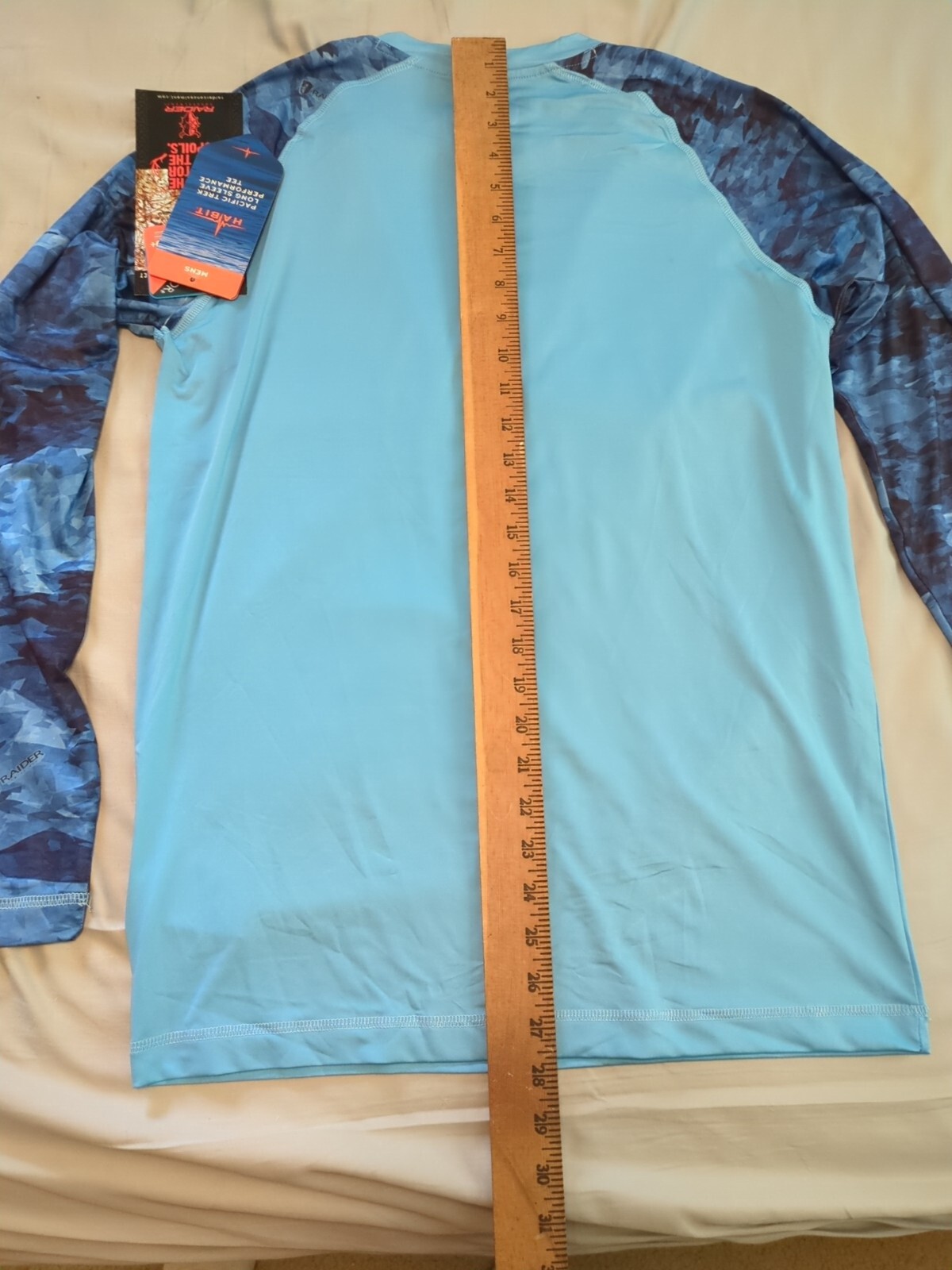 Habit Pacific Trek Long Sleeve Performance Water Swimming Tshirt Size Small gallery
