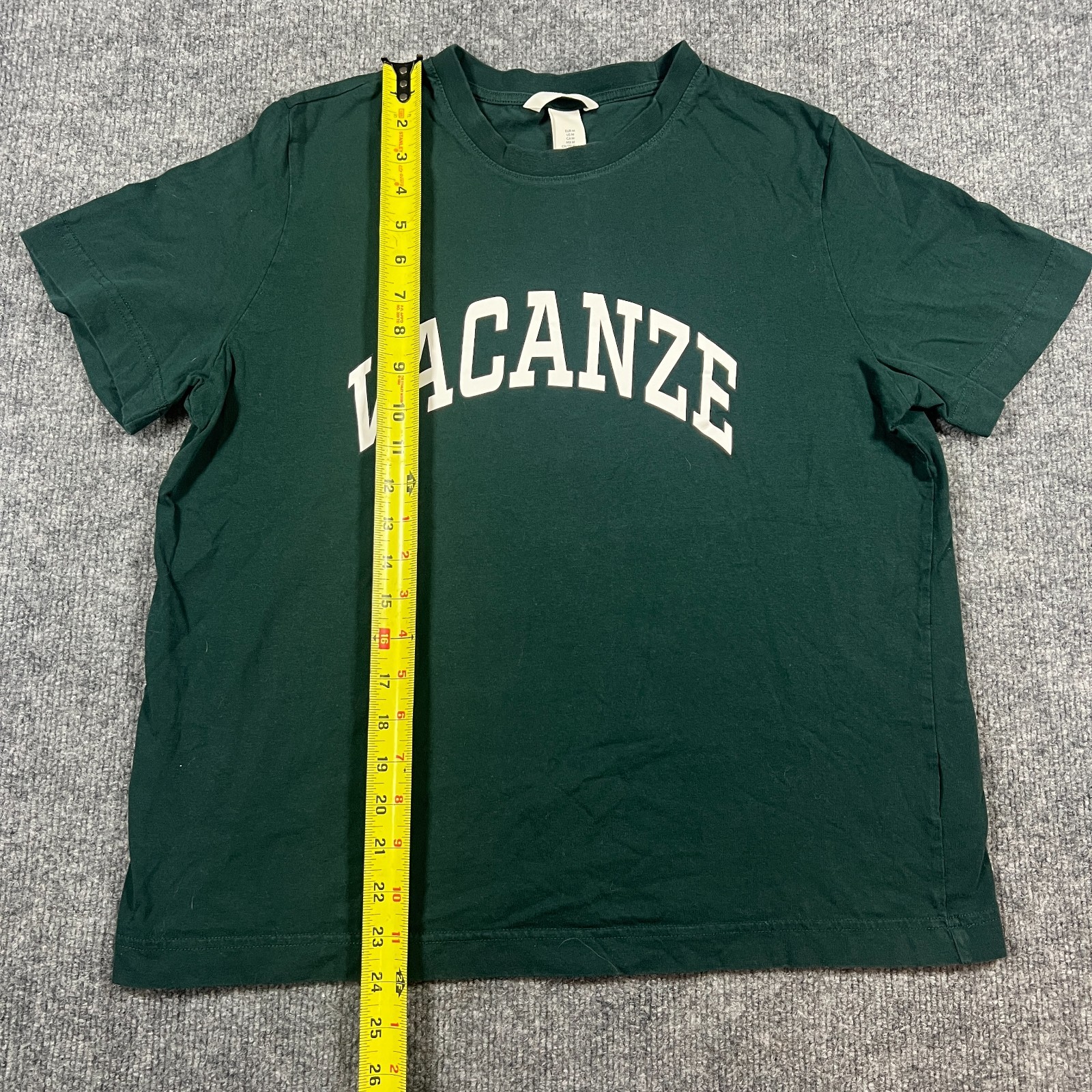 H&M Vacanze T Shirt Mens Medium Green Cotton Non Stretch Short Sleeve Casual Tee gallery