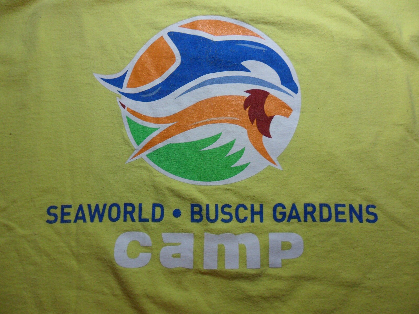 Large Sea World Busch Gardens Camp ( Lightly Cracked)T Shirt gallery