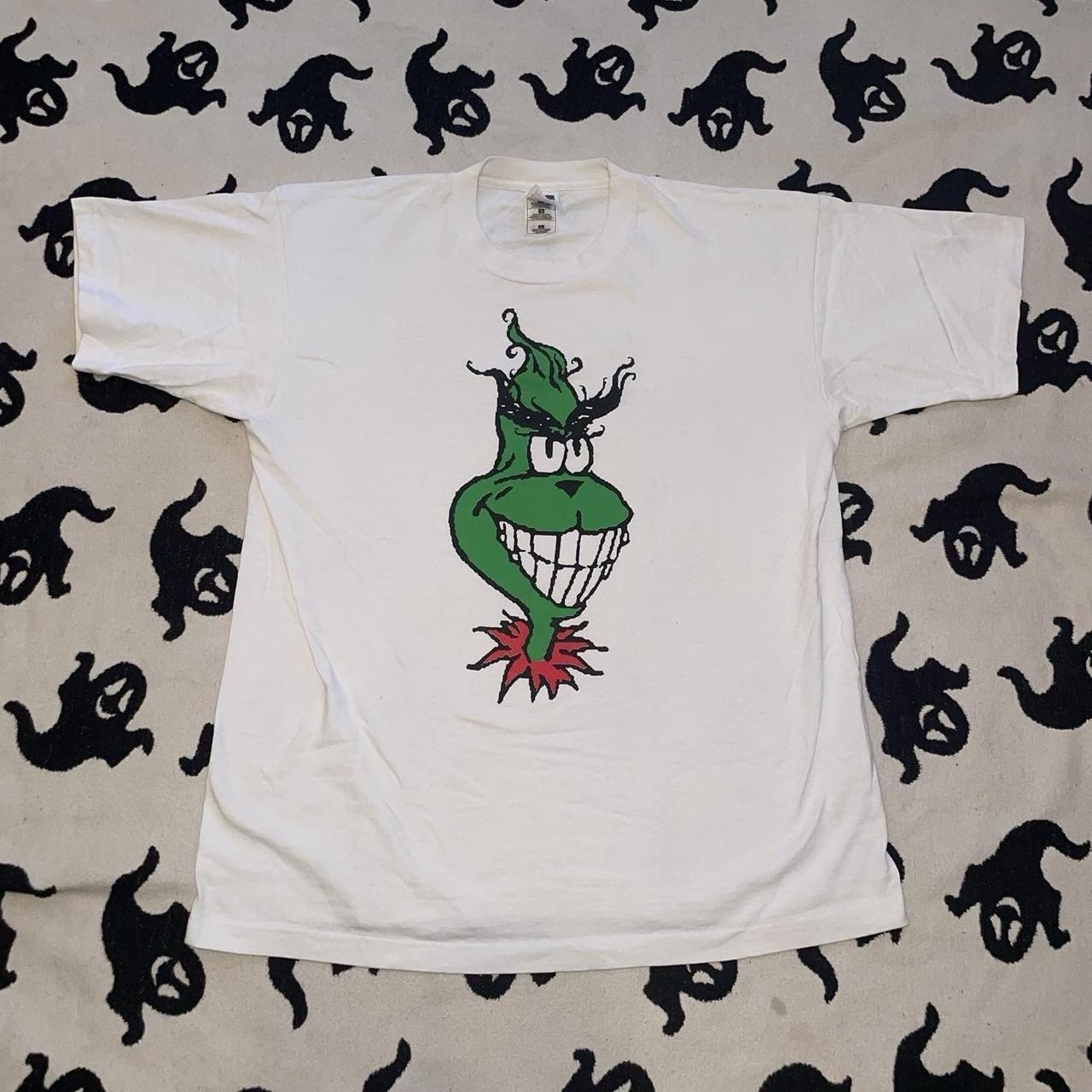 Vintage Grinch Single Stitch Shirt Men’s Size XL White gallery