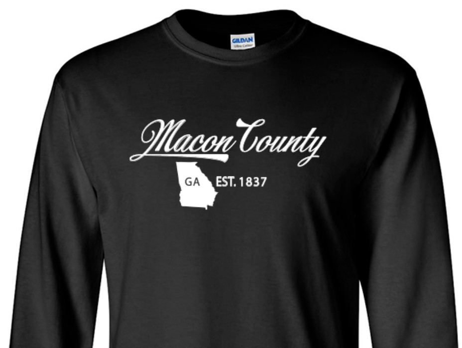 Macon County Georgia State T-Shirt Long Sleeve Graphic Tees Unisex Apparel gallery