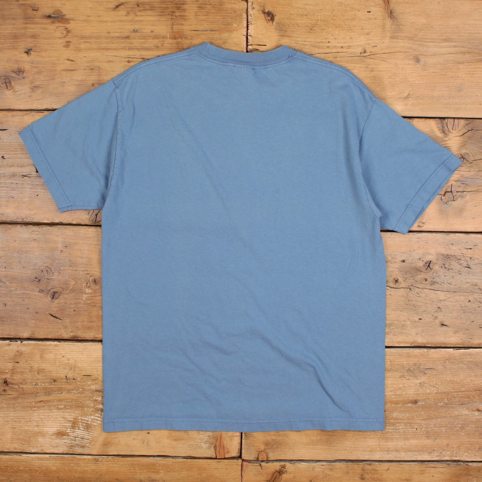 Alstyle Apparel T-shirt L Mens 00s Blue Slogan Funny Humorous Quote gallery
