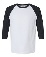 Unisex CVC Three-Quarter Sleeve Tee – American Apparel 2003CVC