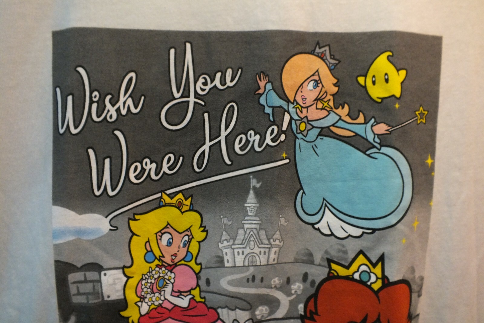 Licensed SUPER MARIO 2020 Ladies XXXL Princess T-Shirt Poly/Cotton 80/20 blend gallery