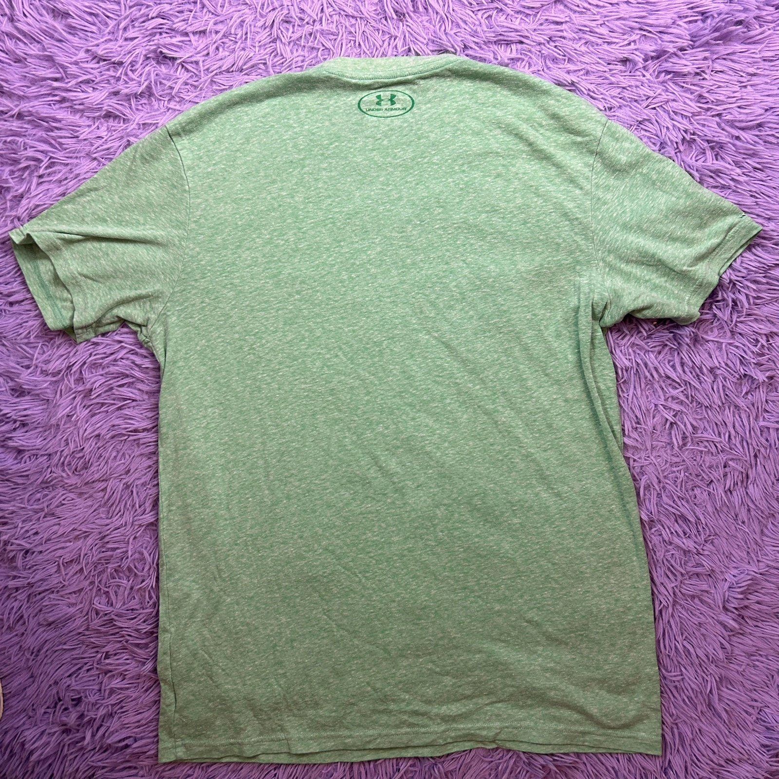Under Armour Train To Win Men's Green Graphic T-Shirt Size Med Athletic Gym Tee gallery