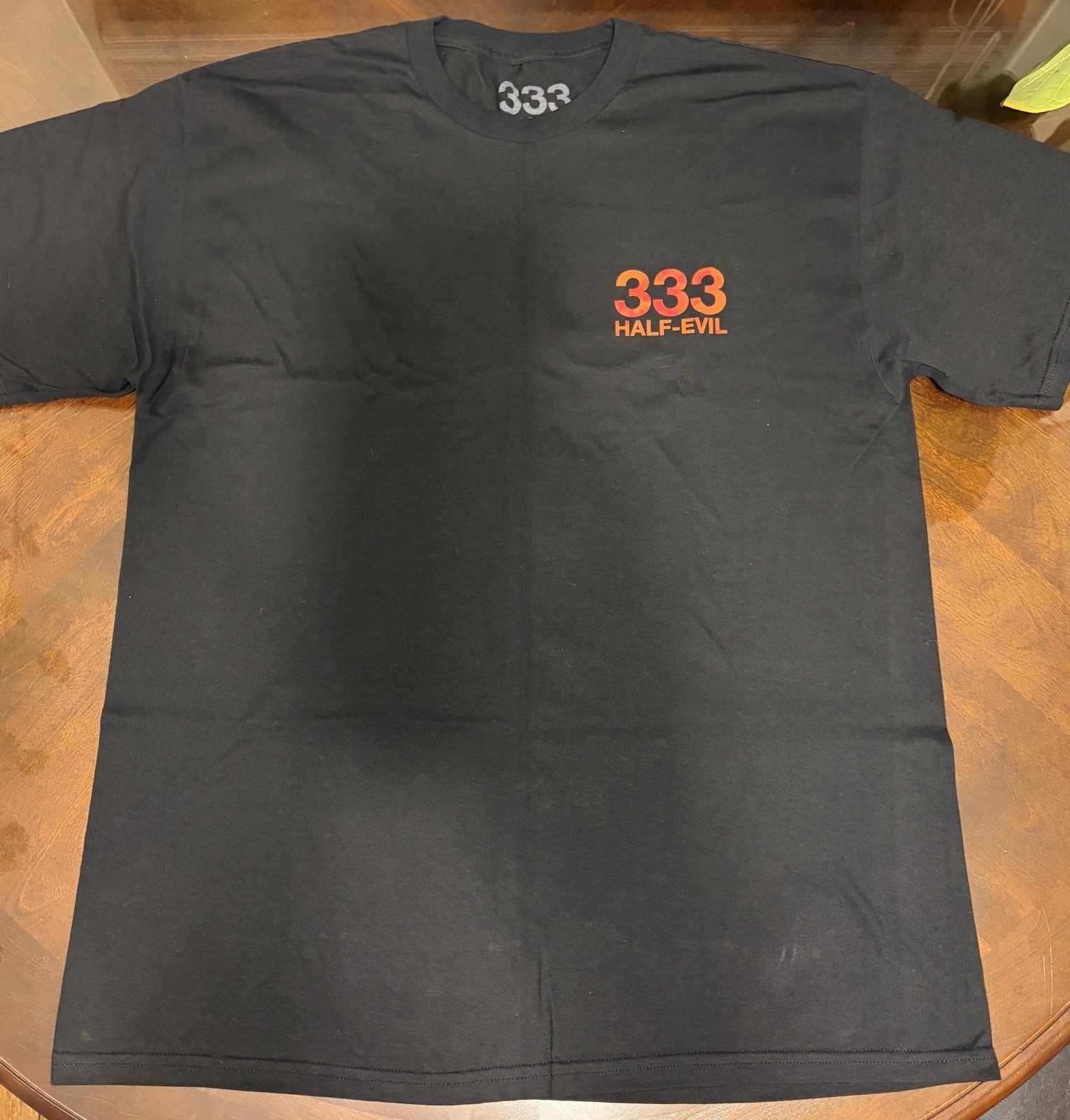 Men’s Half Evil 333 Black Shirt Size XL Pre-owned Supported by Hellbent Cloonee