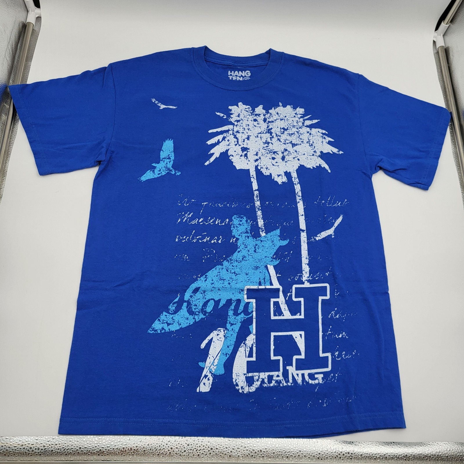 Vintage 90s Hang Ten Blue Short Sleeve T-Shirt Men's Medium gallery