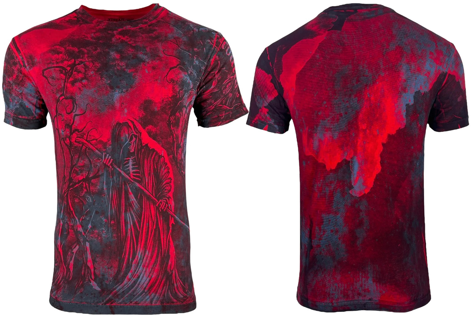 Xtreme Couture By Affliction Men's T-shirt Sorrow Biker Tattoo White gallery