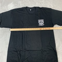 Dixxon Flannel Co Gray Sketchy Crest Sturgis T Shirt Men XL Black Short Sleeve