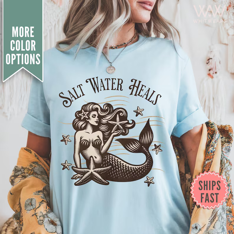 Mermaid Comfort Tee gallery