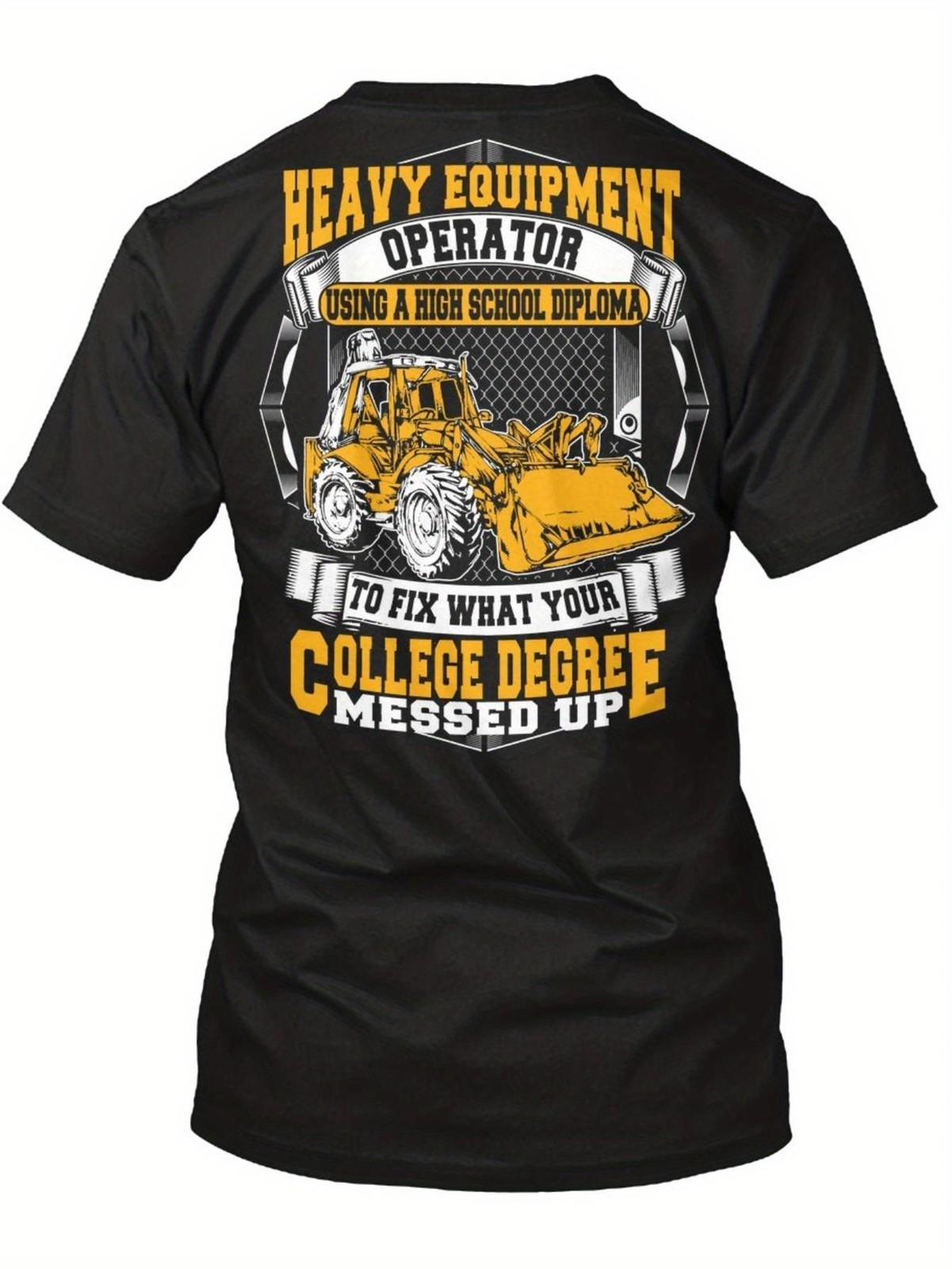 MenS Heavy Equipment Operator T-Shirt – Funny Construction Worker Gift Suitabl