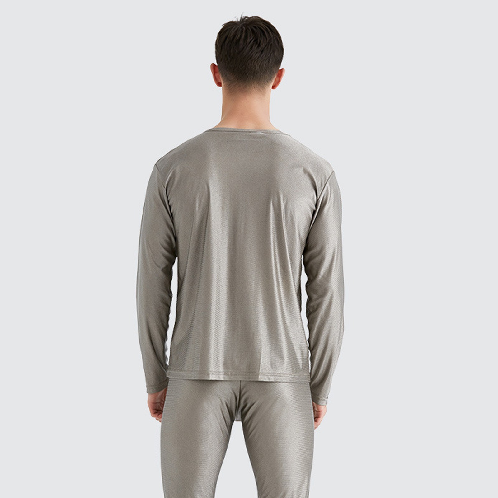 Men EMF EMI Shielding Long Sleeve Top 100% Silver Fiber Anti-Radiation Shirt gallery