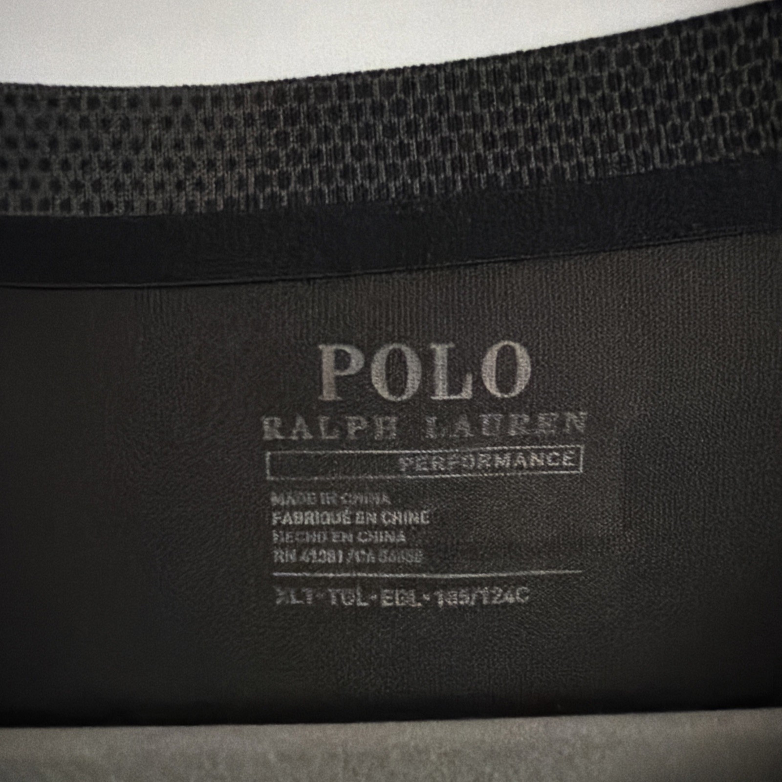 Polo Ralph Lauren Performance XLT Black Camouflage Mesh Short Sleeve T-Shirt EUC gallery