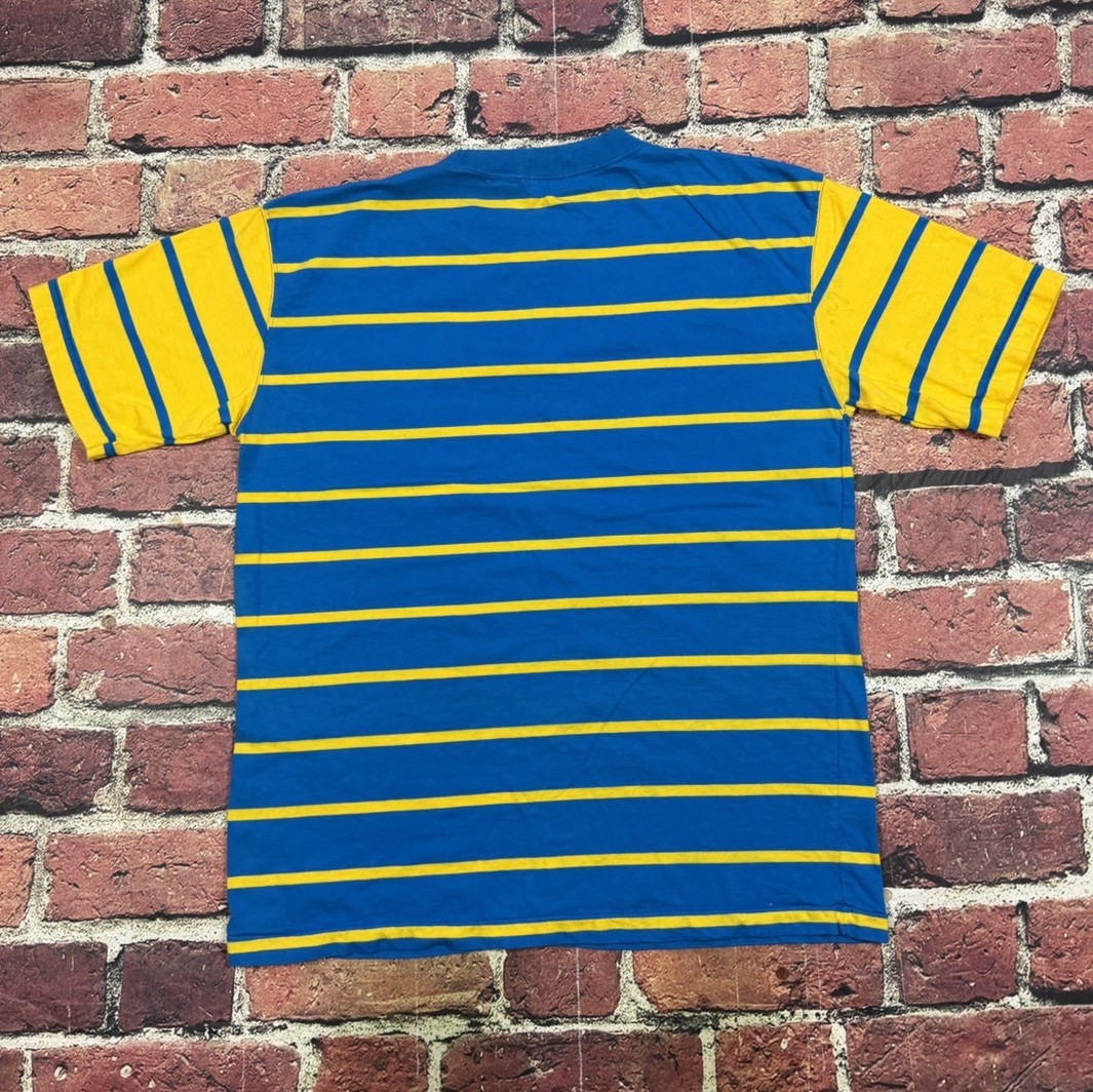 Vintage Striped Blank T Shirt Single Stitch St. John's Bay Sport Pocket Tee L gallery