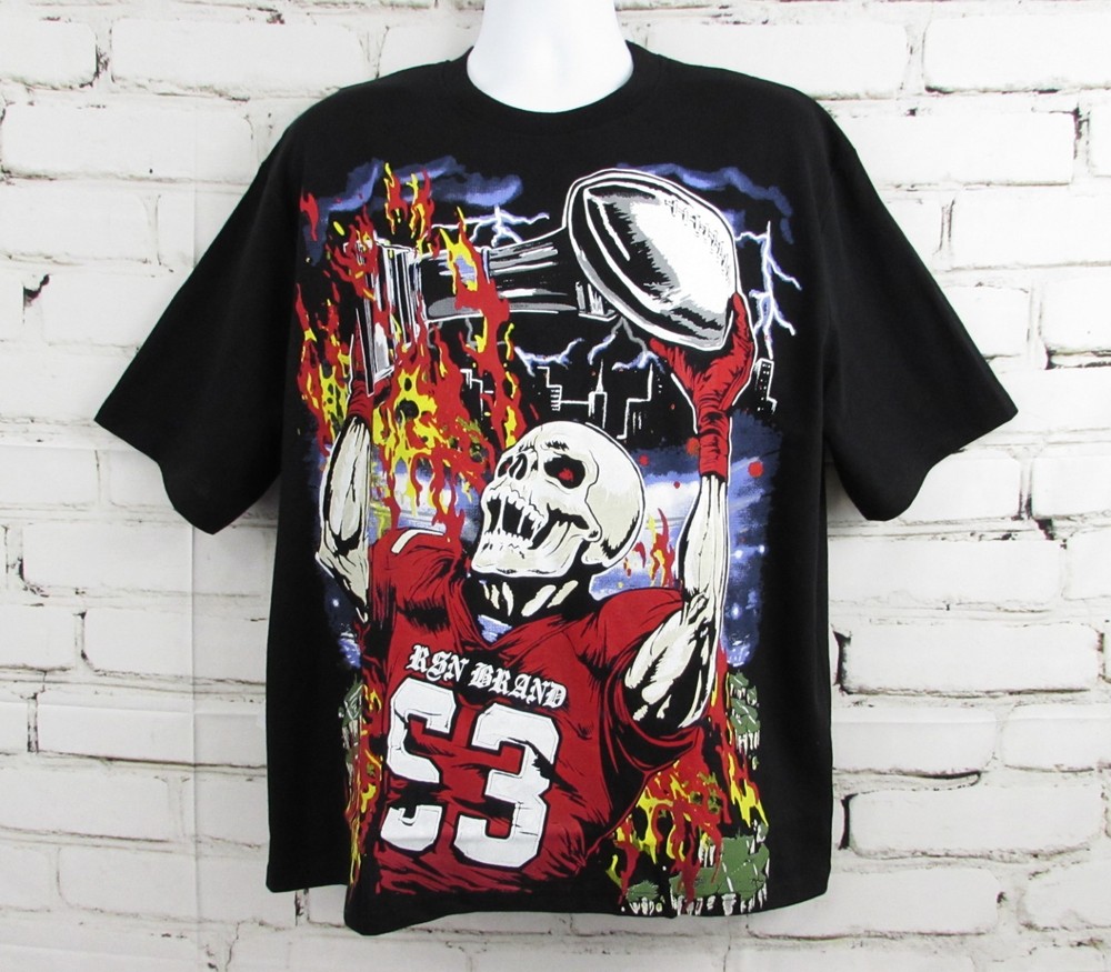 Reason Brand Men’s “Built For Chaos” Print T-Shirt | Black |Size Medium NWT.