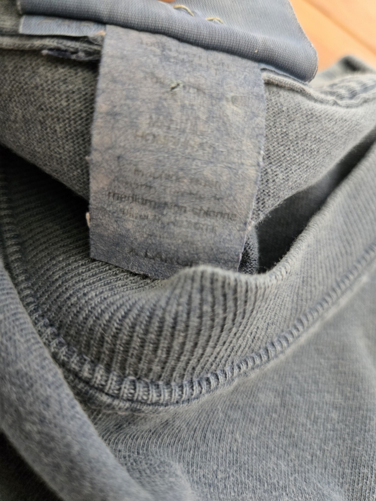 vintage camel cigarette shirt washed dyed distressed x large blue gray gallery