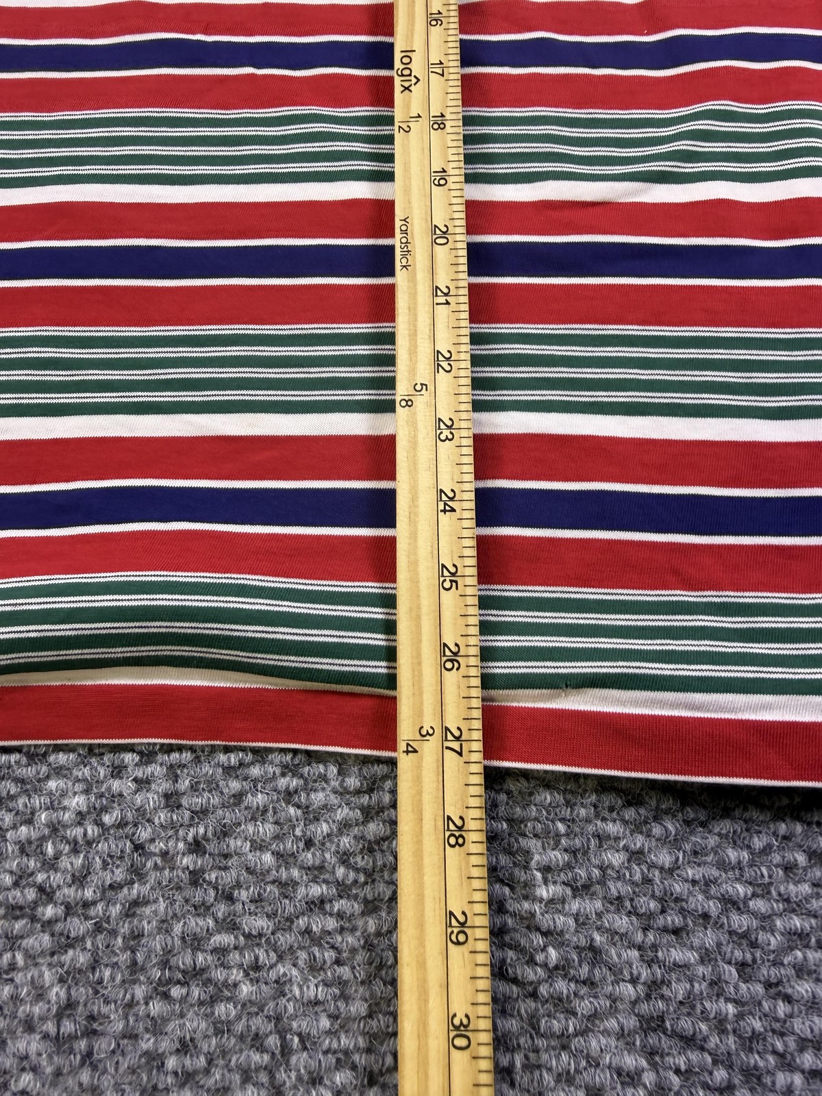 Polo Ralph Lauren Shirt Mens Large Multicolor Striped Cotton Tee Crewneck gallery