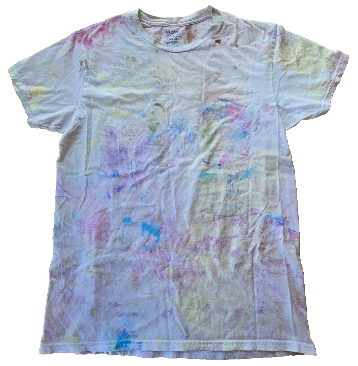 Gildan M 100% Cotton Tie-Dye Pull-on Short Sleeve T-Shirt gallery