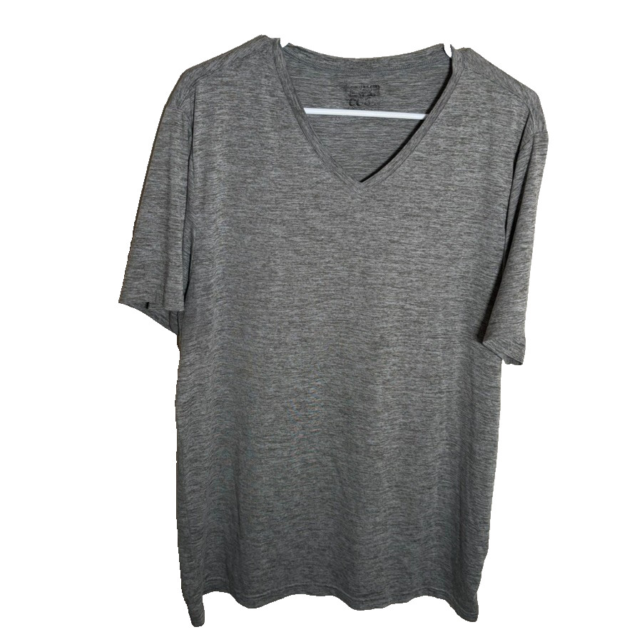 32 Degrees Cool T-Shirt Men’s Large Gray Athletic Solid Active Short Sleeve