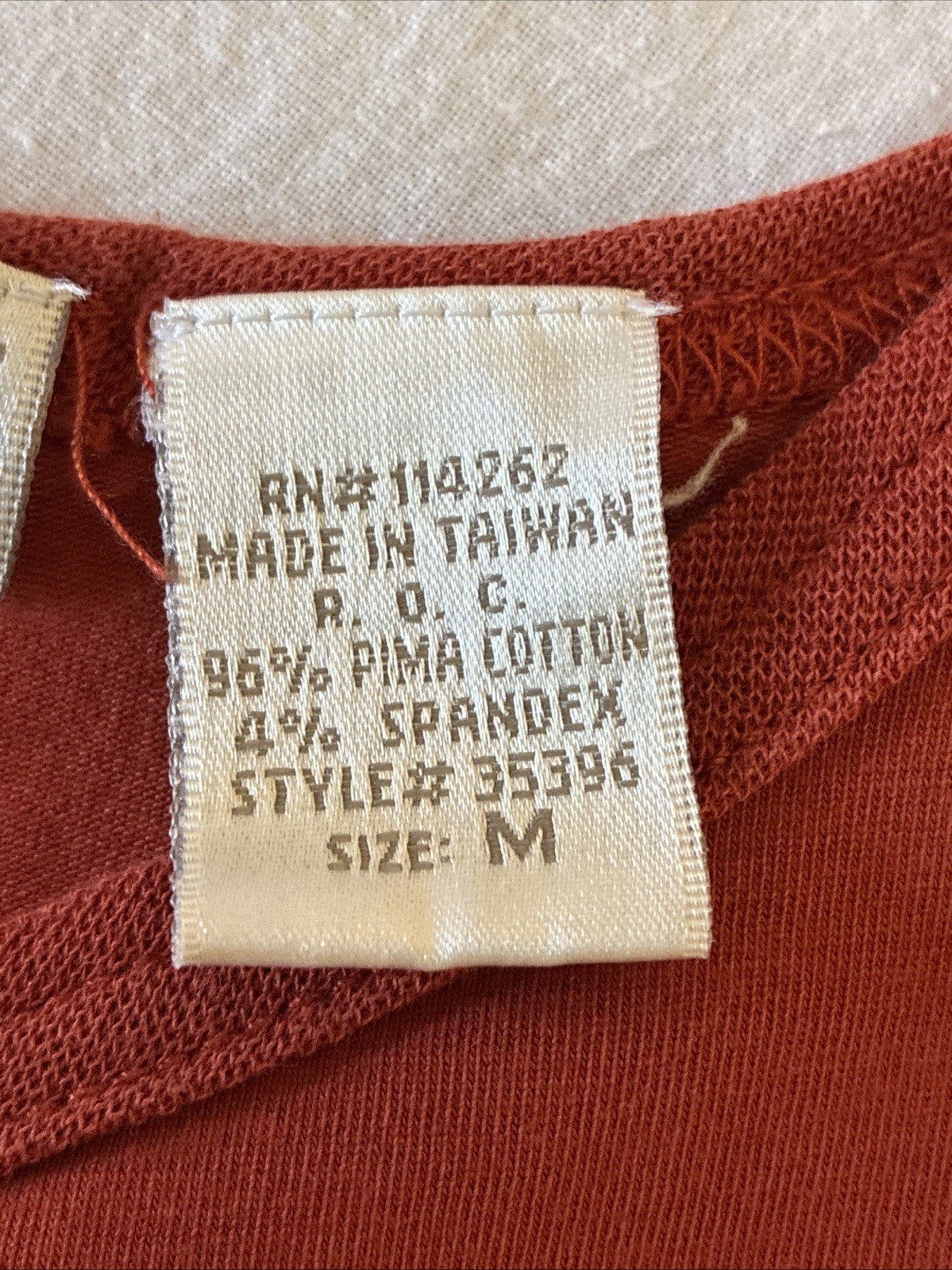 Spiegel Burnt Orange Scoop Neck Sleeveless Tank Top Size Medium gallery