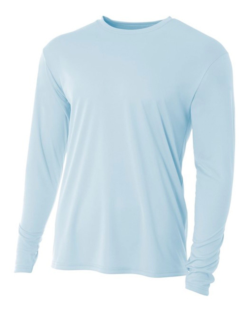 N3165 A4 A4288 Unisex Long Sleeve Crew Cooling Performance 100% Poly T-Shirt
