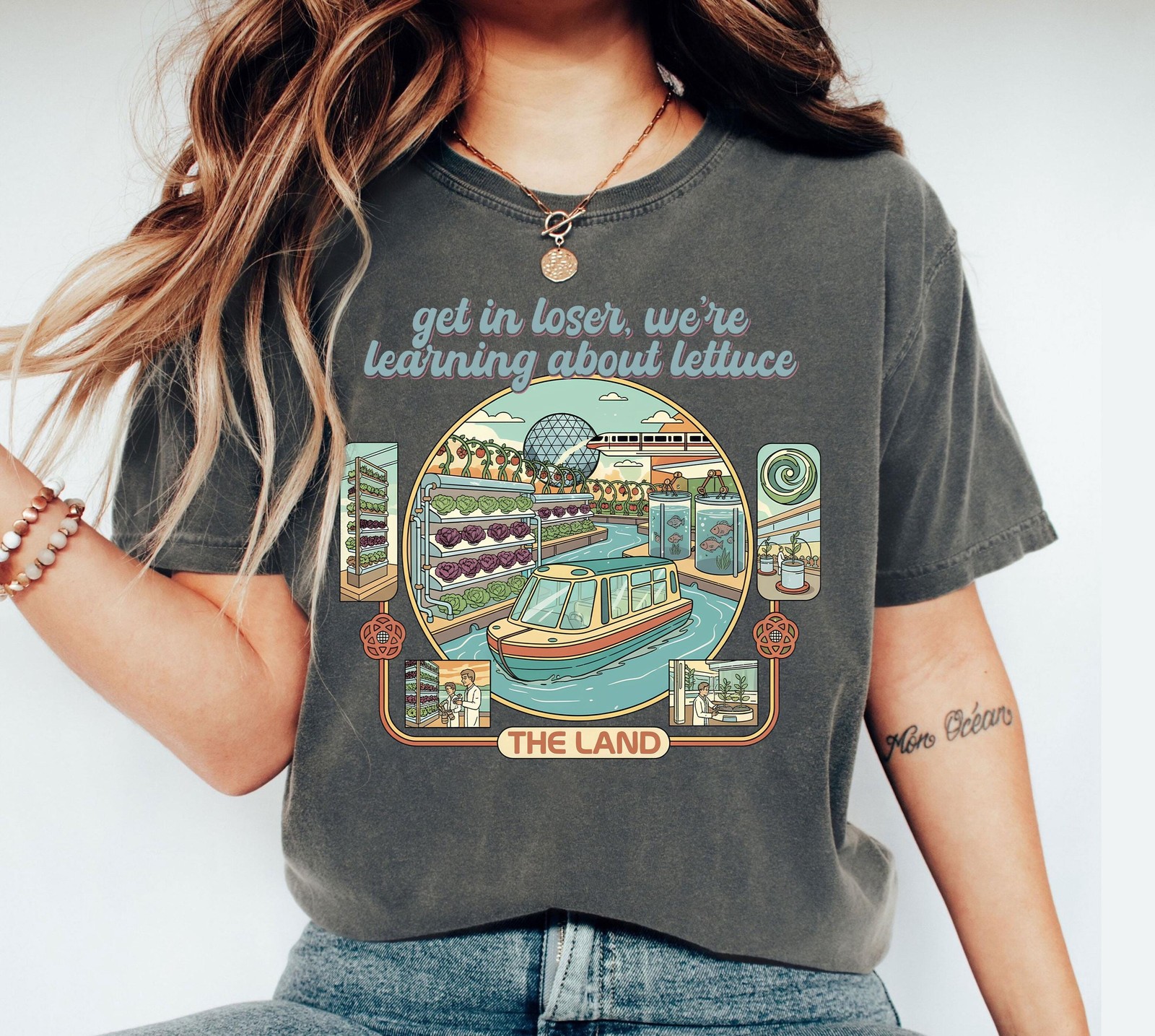 Retro Epcot The Land Shirt Living With The Land Epcot Farming Shirt Family Tri