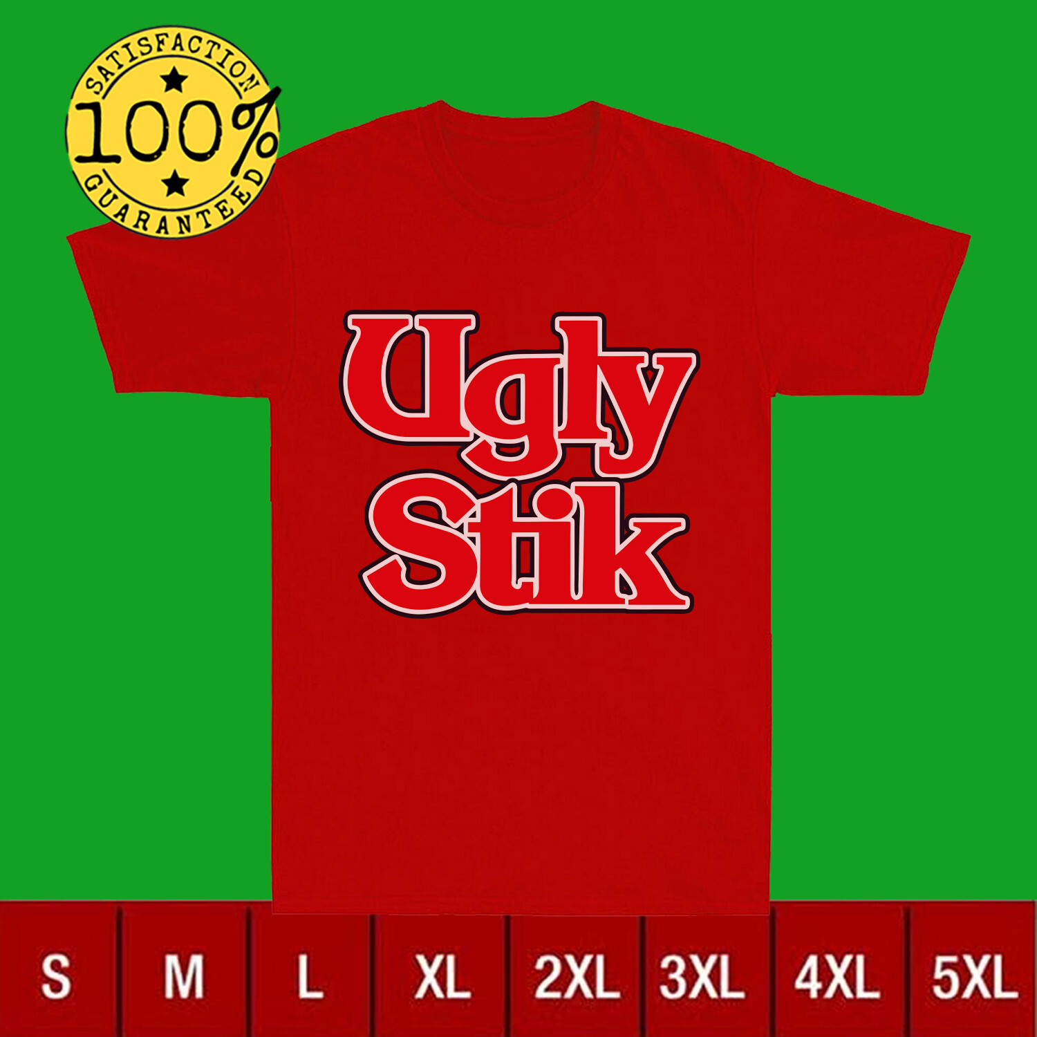 Ugly Stick Fishing Store Logo T-Shirt Funny USA Size S-5XL gallery