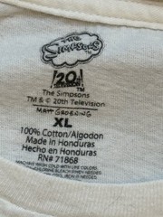 Bart Simpson Squishee KWIK E MART Snacks Tee Shirt XL White