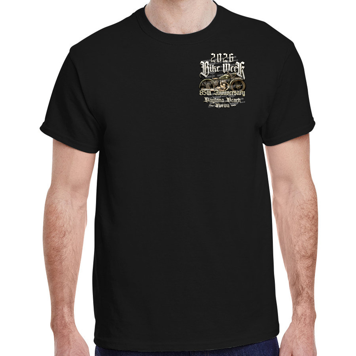 T-Shirt 2026 Bike Week Daytona Beach Vintage Army Bike No Harley gallery