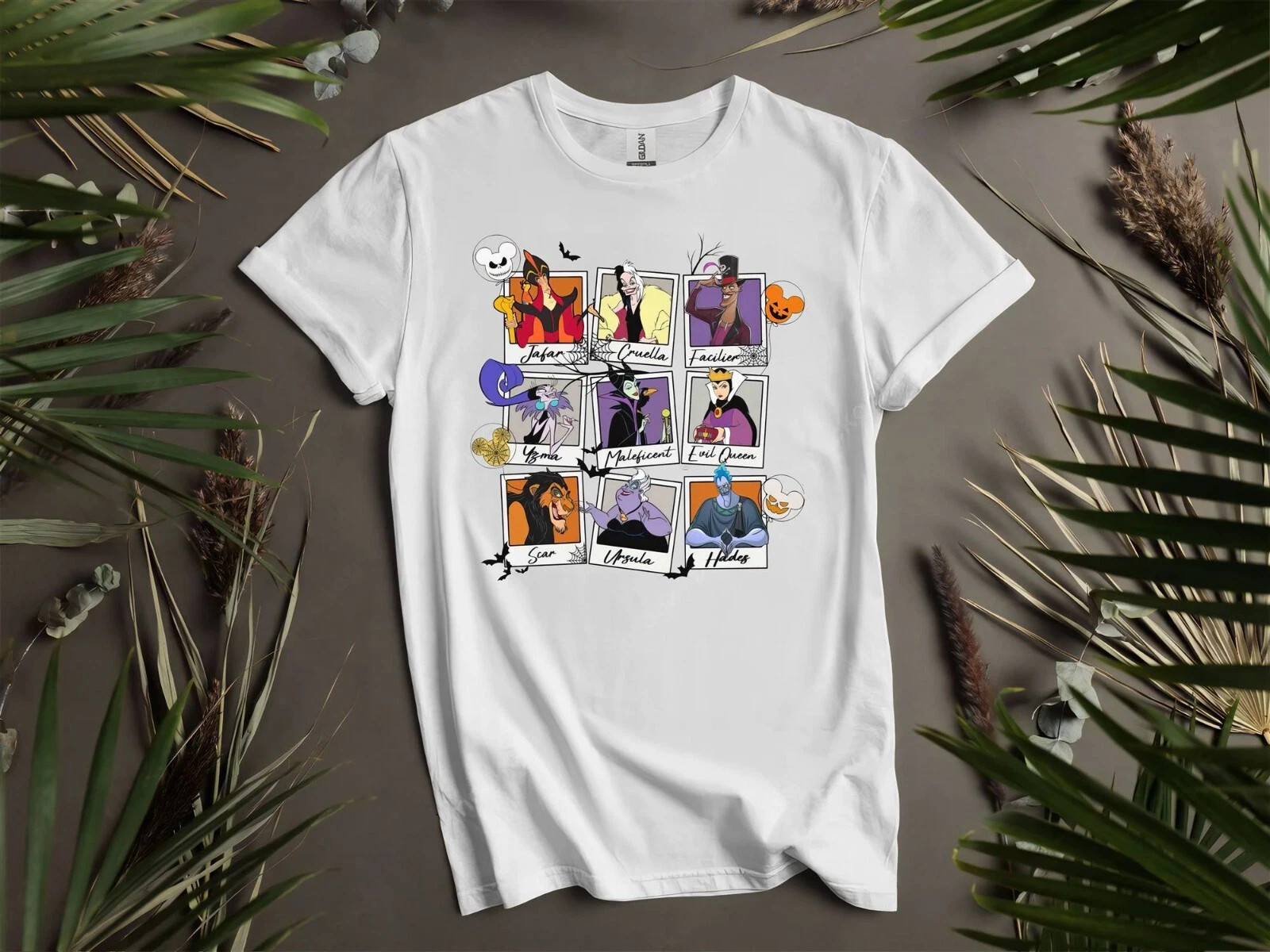 DISNEY VILLAIN TEAM WHITE T SHIRT UNISEX STYLE gallery
