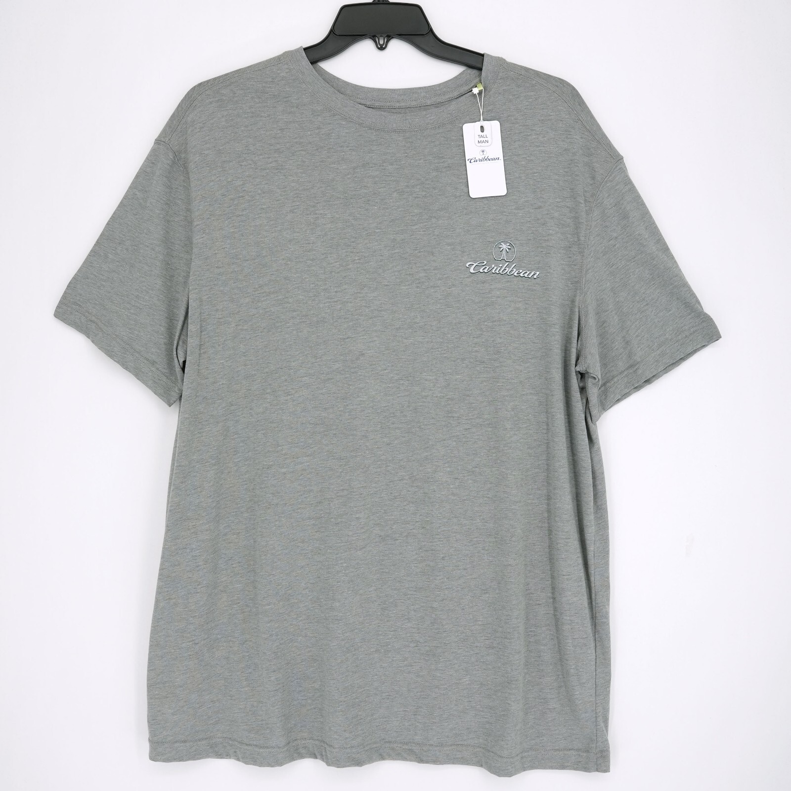 Roundtree & Yorke Caribbean Men’s Crew T-Shirt XLT Tall Gray The Life Style NWT