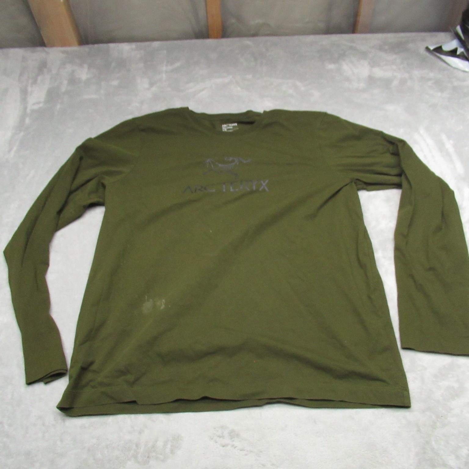 Arcteryx Kragg Shirt Mens Large Green Long Sleeve Crew Neck Casual Classic