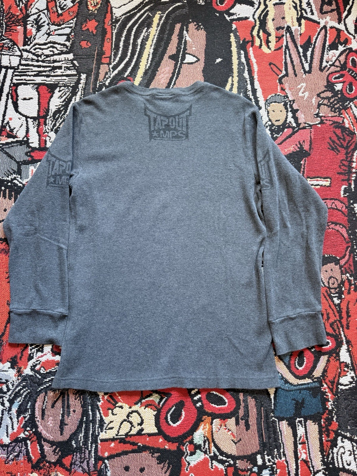 Y2K Tap out Thermal Longsleeve With Sleeve And Back Graphics Size Small gallery