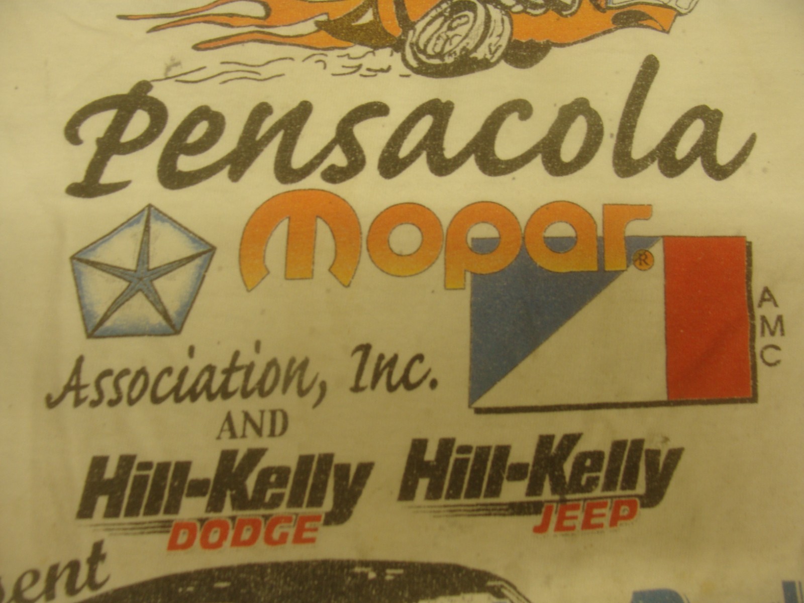 Mopar rare t shirt "Mopars in the Park" Pensacola Size: XL - read & see all gallery