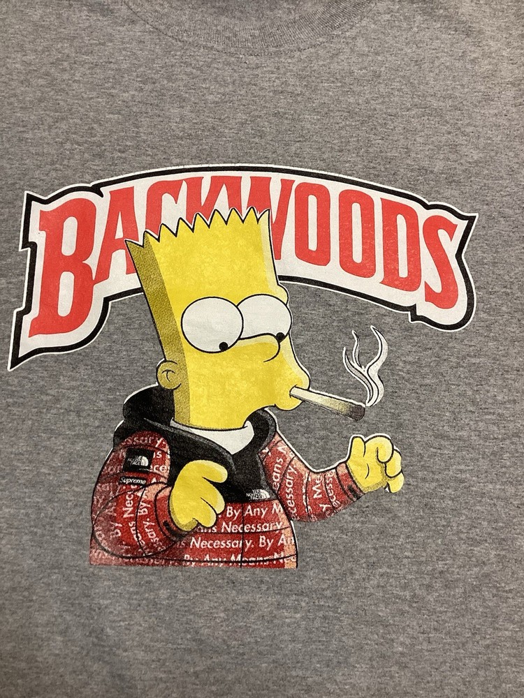 Backwoods Bart Simpson Shirt Size 2XL Blunts Stoner