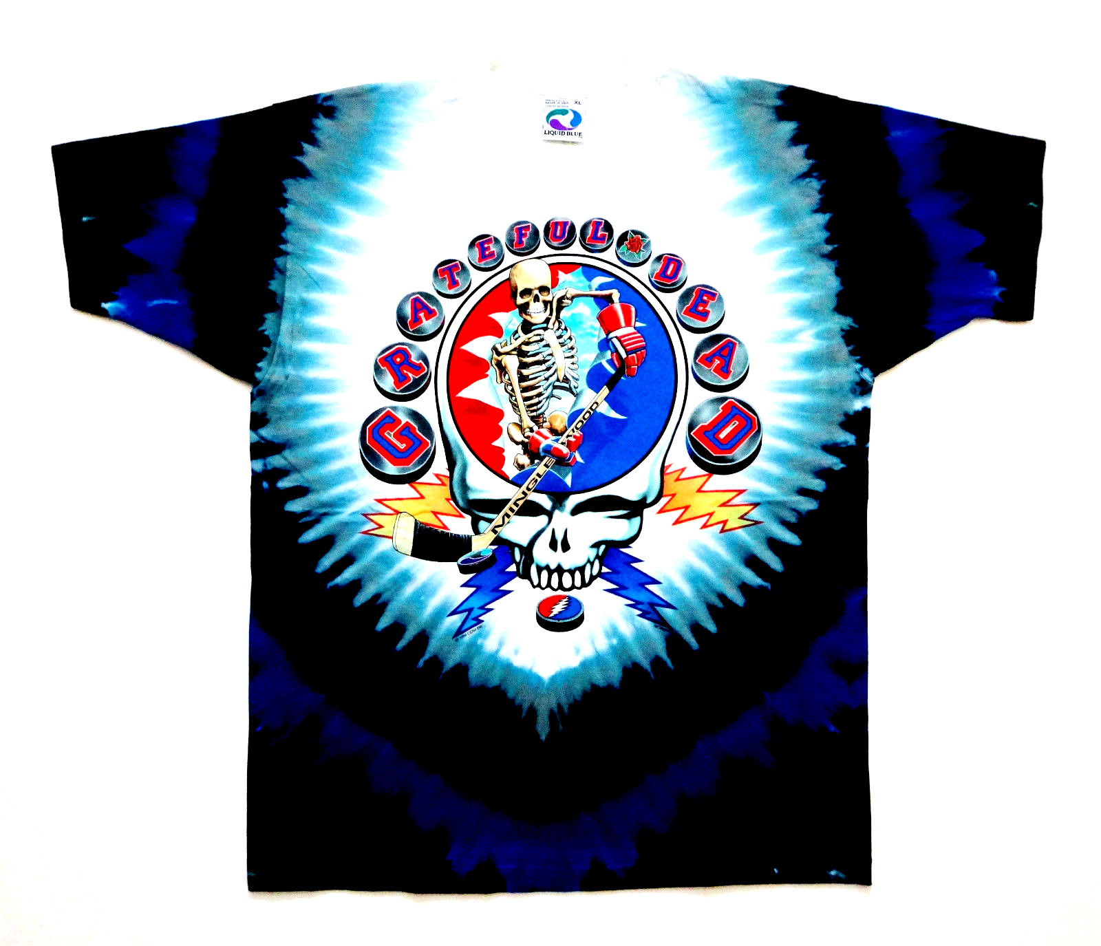 Grateful Dead Shirt T Shirt Vintage 1994 Hockey NHL ’94 Puck Stick GD GDM XL New