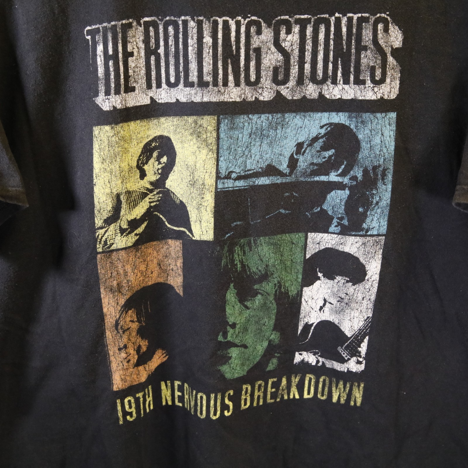 Vintage The Rolling Stones Rock Band Men’s Retro T-Shirt Size 3XL Hanes Heavy gallery