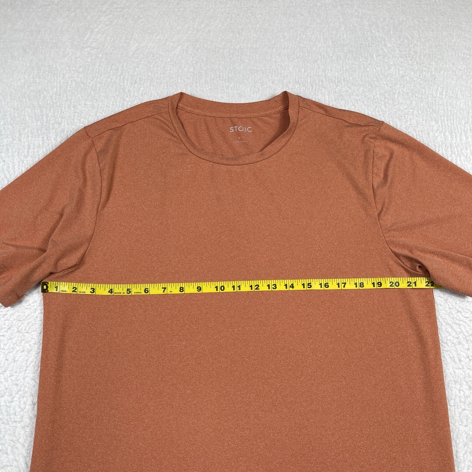 Stoic Shirt Mens XL Orange Tee Pullover Gym Yoga Run Jog Casual Everyday Workout gallery