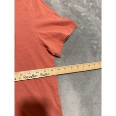 Faherty Sunwashed Pocket Tee Mens XL Pink Organic Cotton Short Sleeve T-Shirt