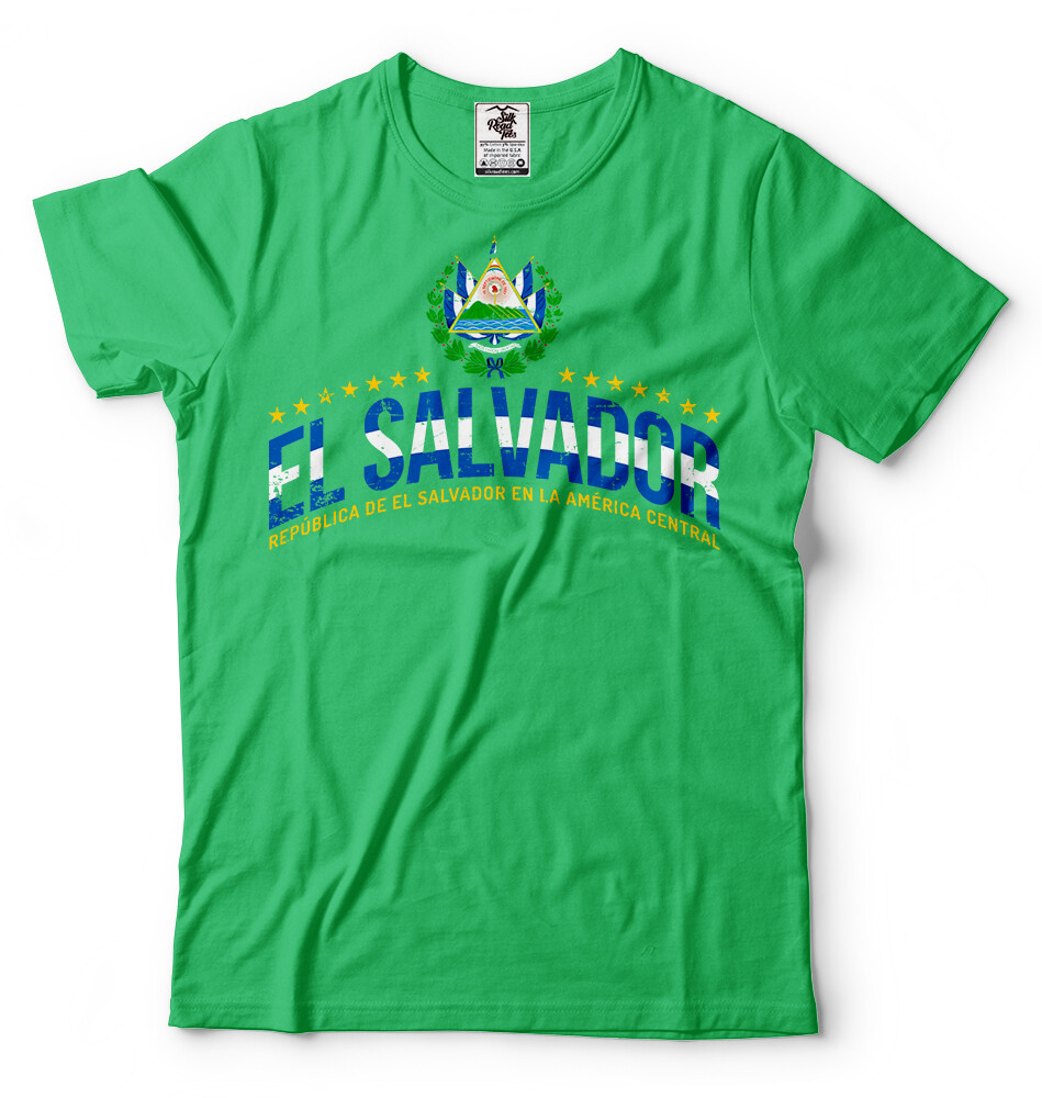 El Salvador T-shirt Salvadoran Heritage national Day Mens Unisex Tee Shirt Tee gallery