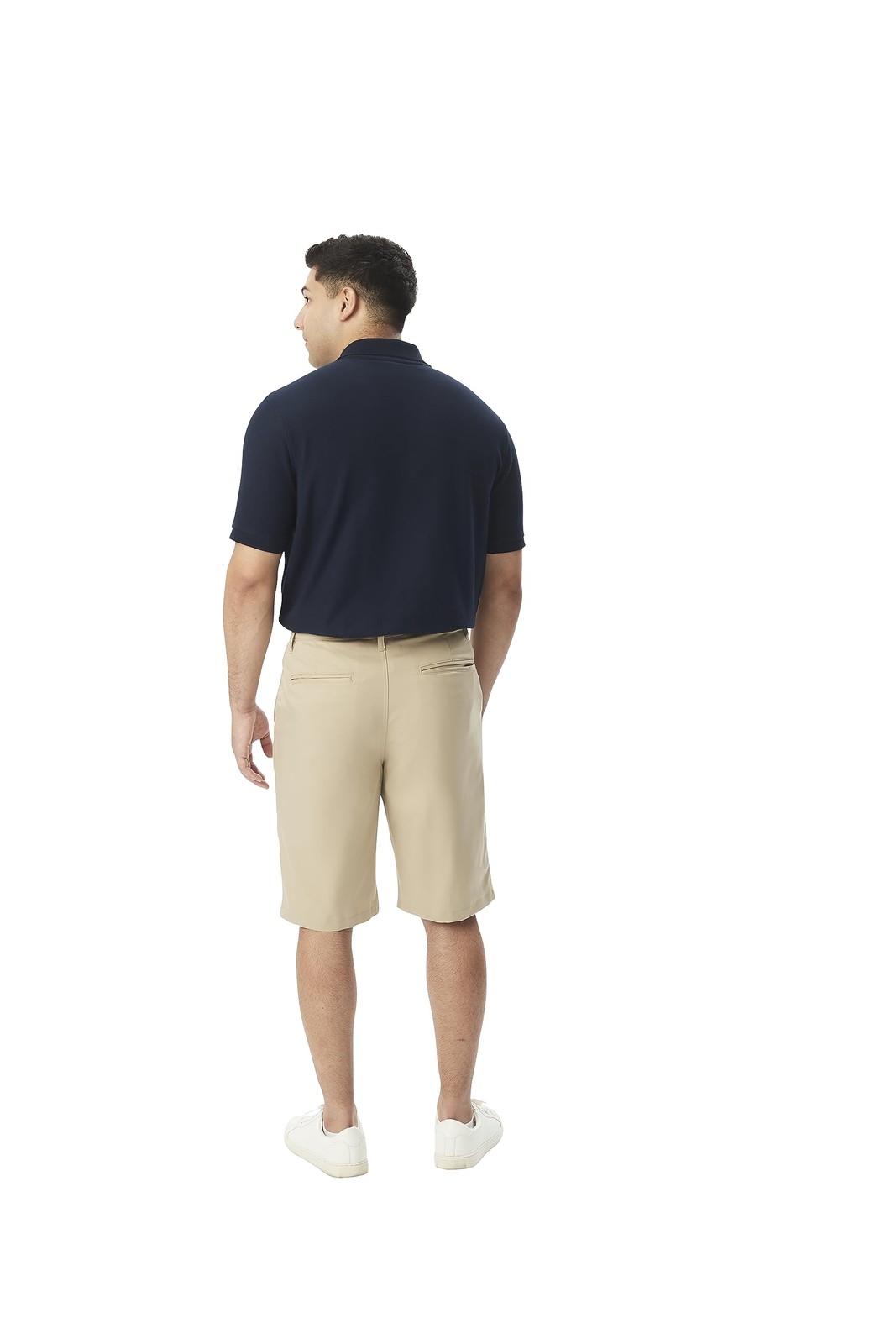 Mens Moisture Wicking Flat Front Stretch Microfiber Performance Short gallery