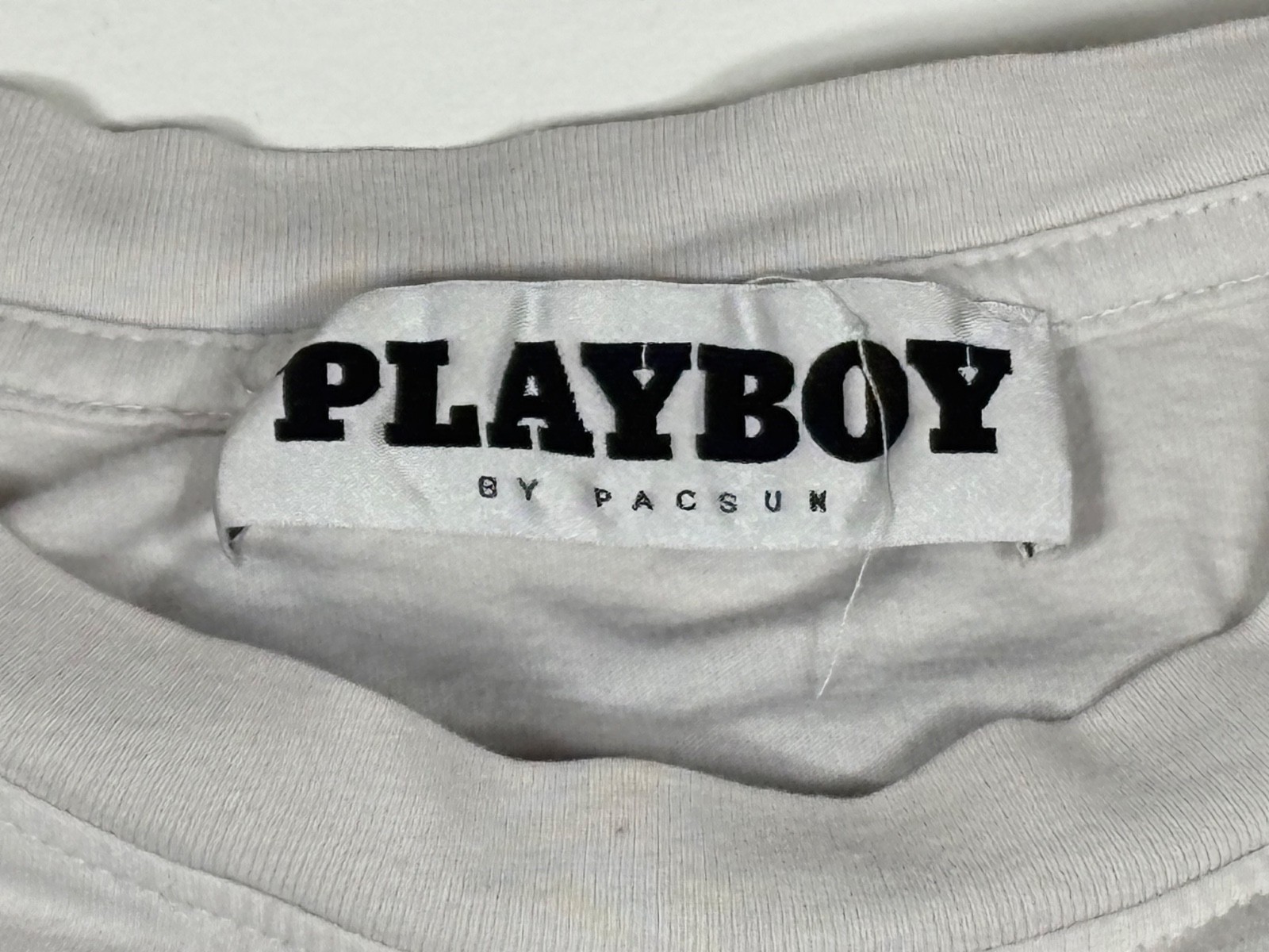 Playboy T Shirt Men No Tag White Graphic Streetwear Casual Retro Iconic gallery