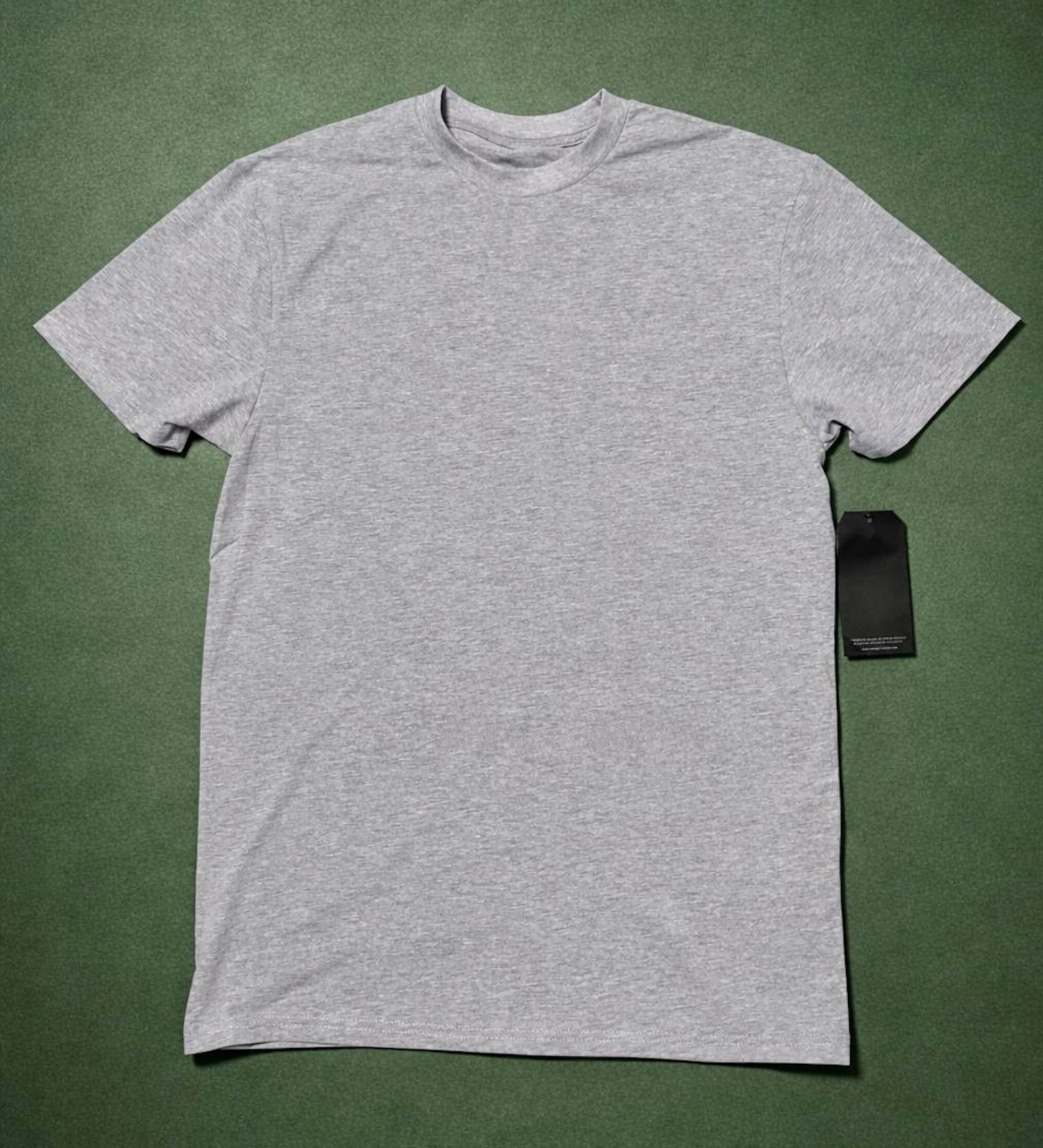 New DEATH ROW Blank NO PRINT Stretchable Soft T Shirt H Grey -SST23-700 RNBR-34