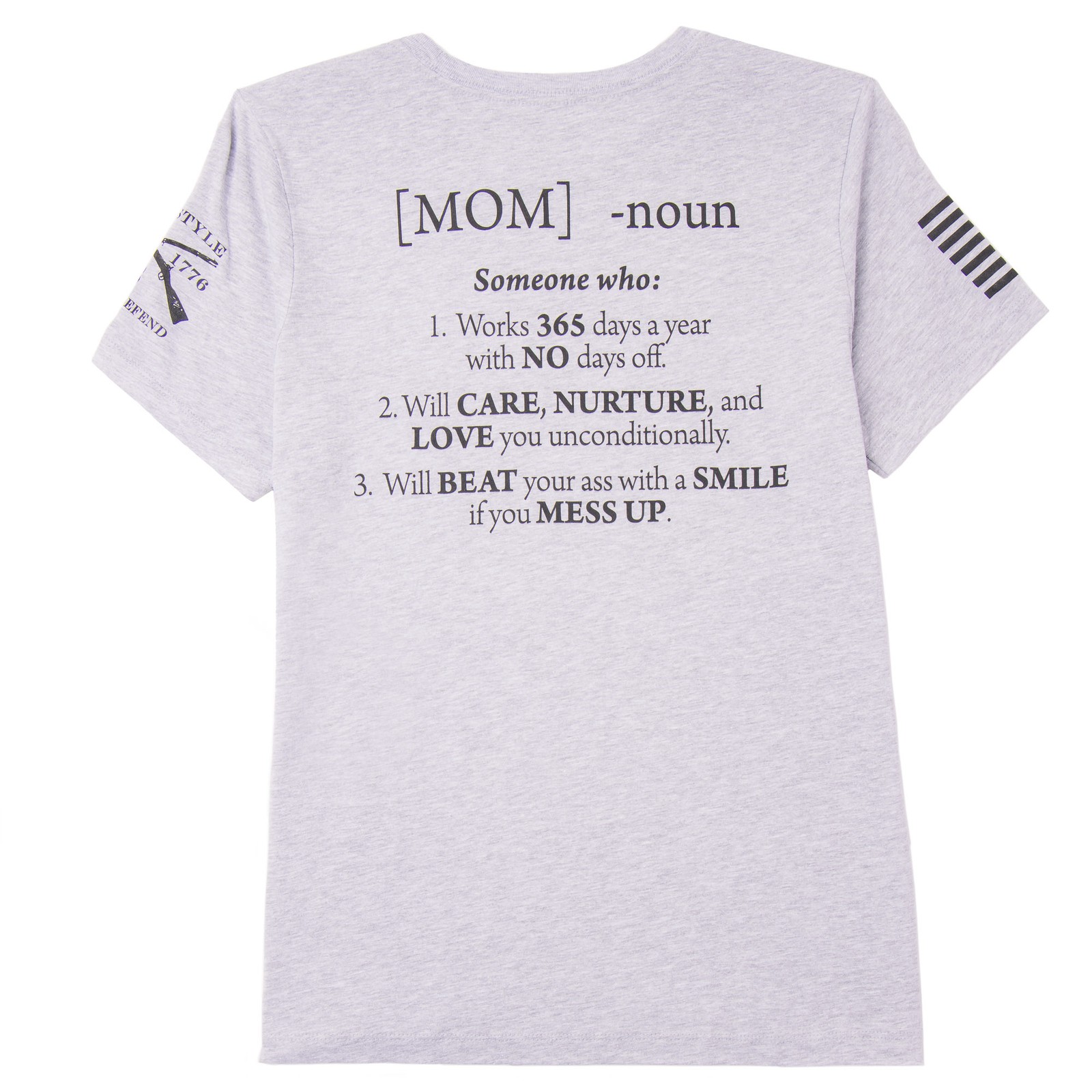 Grunt Style Women's Mom Defined Relaxed Fit T-Shirt - Athletic Heather gallery