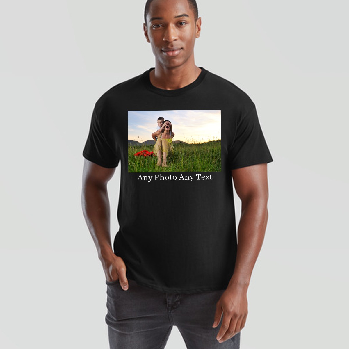 Personalised Unisex Stag T Shirt Custom Image Picture Photo Text Customised Tee gallery