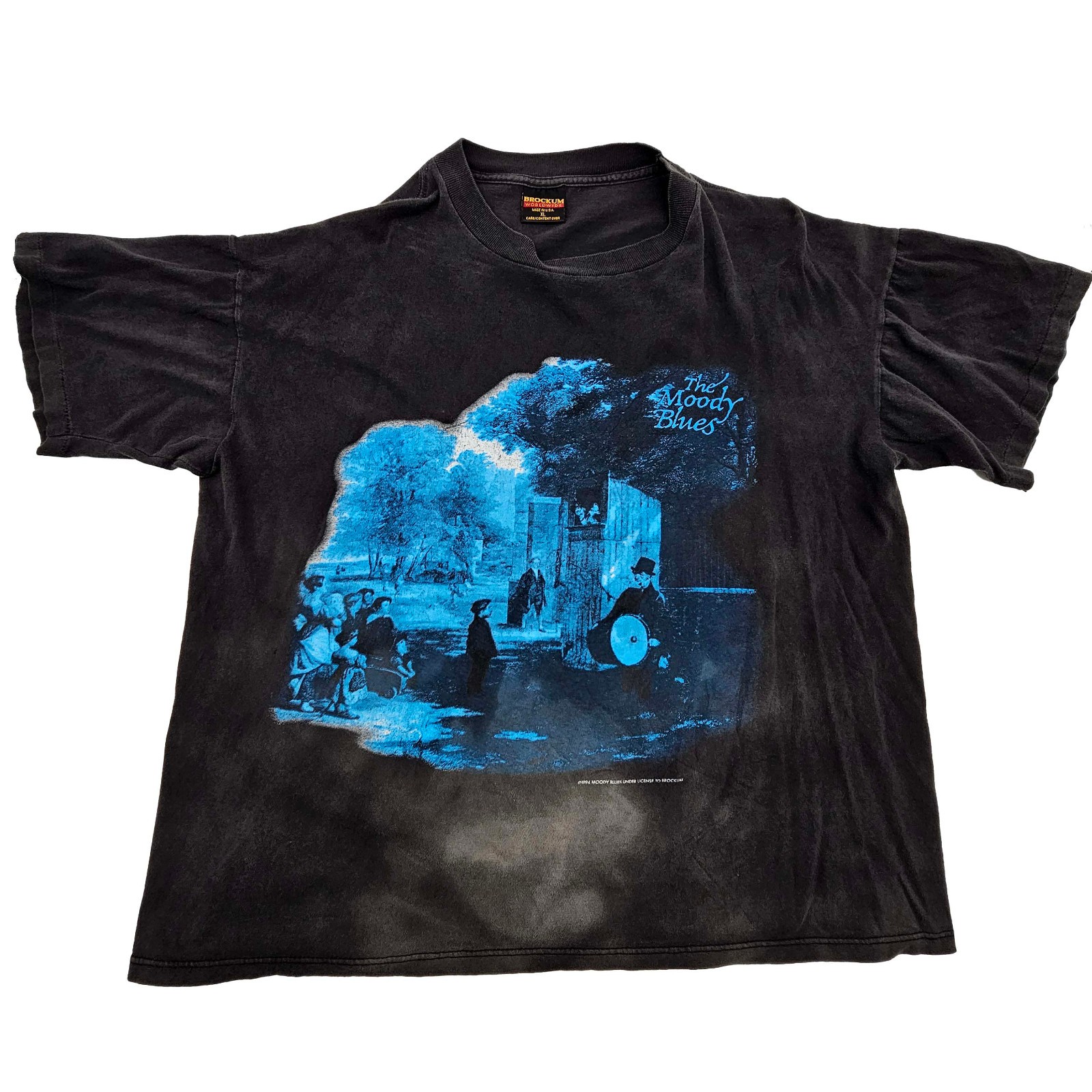 1994 Moody Blues Long Distance Voyager Concert Black XL Shirt Vintage Distress gallery