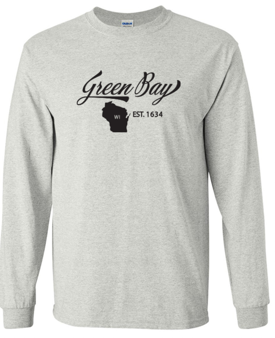 Green Bay Wisconsin State T-Shirt Long Sleeve Graphic Tees Unisex apparel gallery